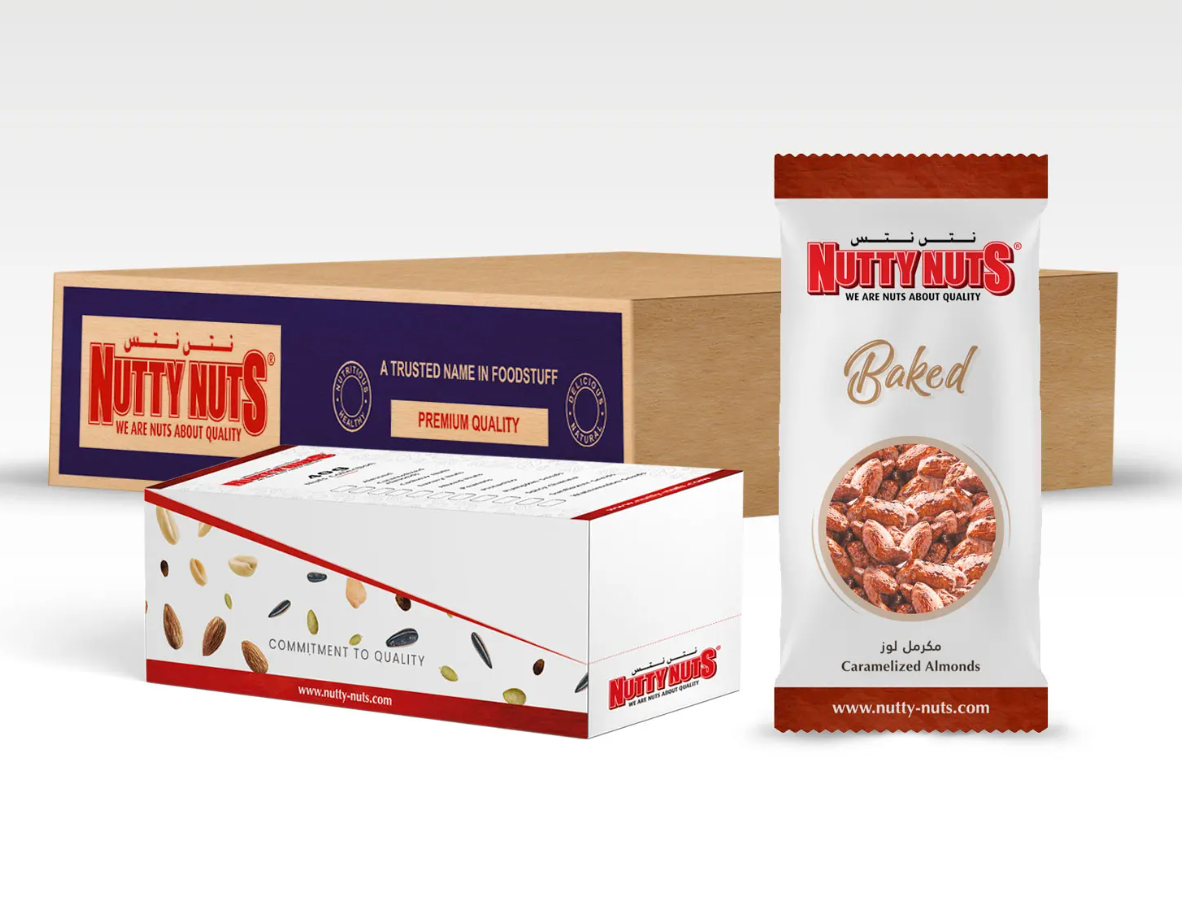 لوز مكرمل ٨٠ جرام